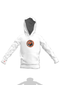 Bluza dziecięca biała kangurek - International Capoeira Raiz