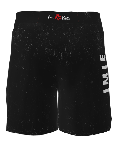 Spodenki MMA Akademia Czarne tyl.png